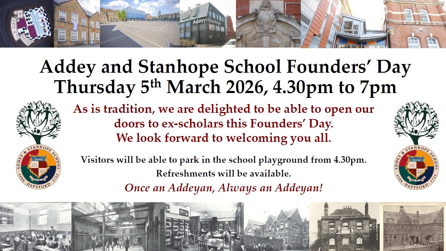 Founders' Day Ex Scholars' Notice 2026